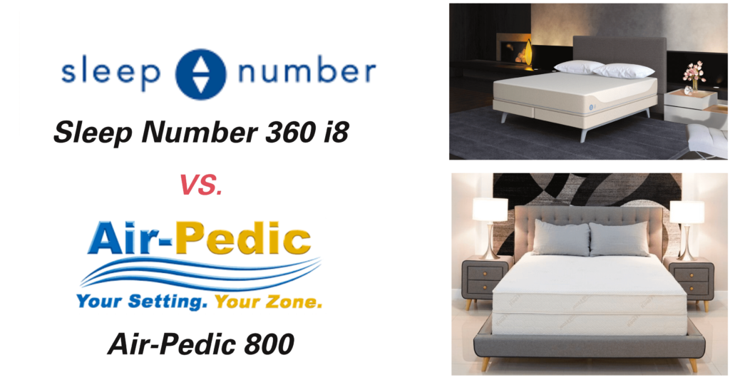 Sleep Number i8 vs. AirPedic 800 Mattresses Sleepify Expert Mattress